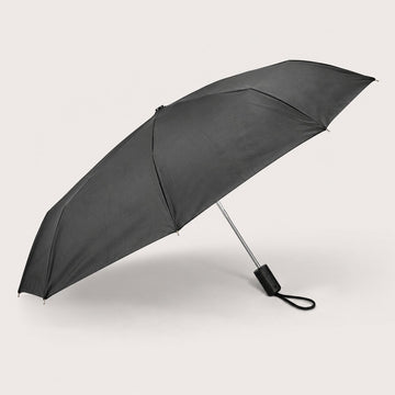 Lazer Shine 2-Fold 42 Inches Umbrella – Auto Open, Waterproof, Windproof, UPF 50+ Sun Protection, Large Compact Umbrella for Men, Women & Kids, Black