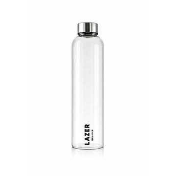 Lazer Pure Borosilicate Glass Water Bottle 750ml – BPA-Free, Eco-Friendly, Durable & Leak-Proof Transparent Bottle