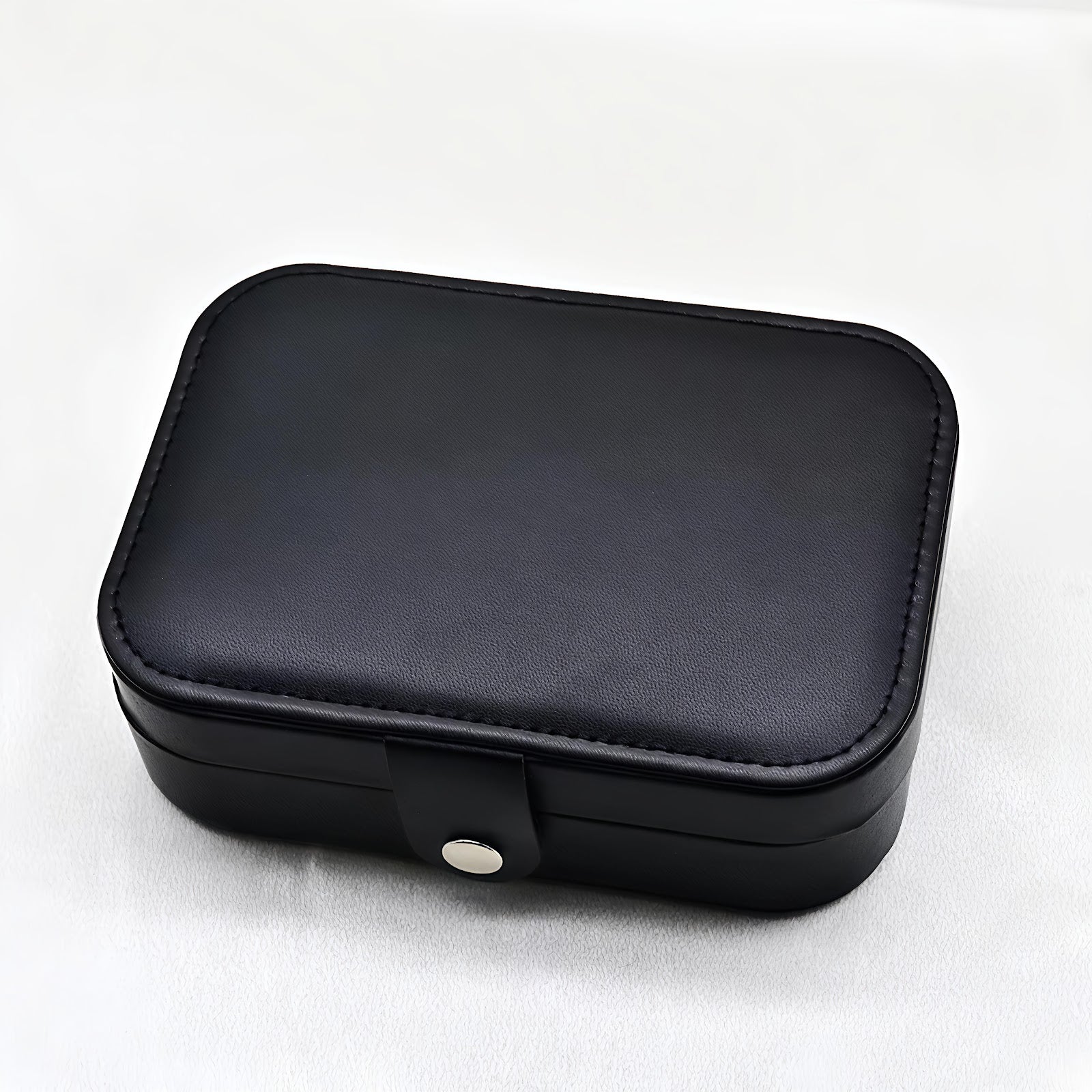 Lazer Jewellery Organiser PU Leather Zipper Portable Storage Box Case with Dividers Container for Rings, Earrings, Necklace Home Organizer