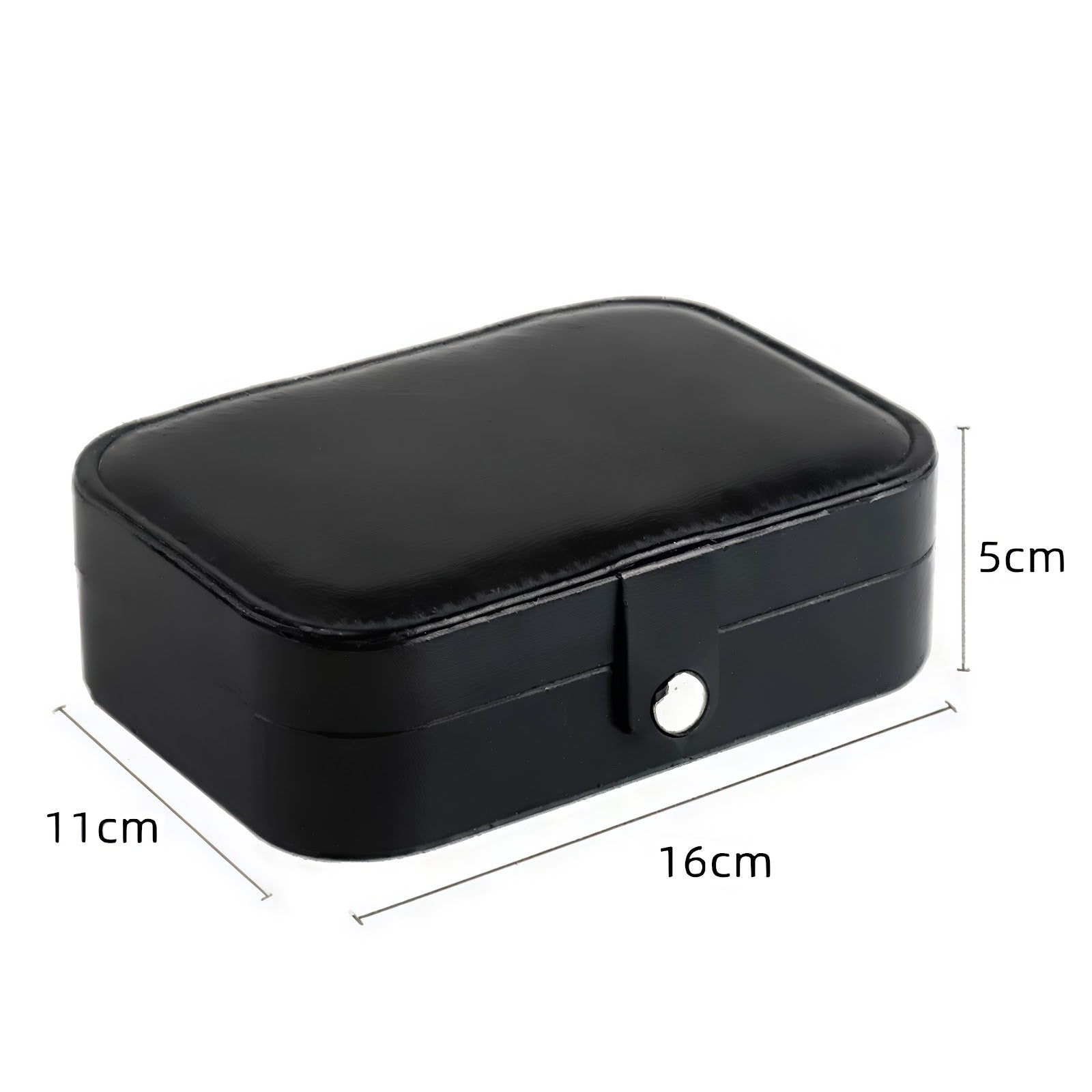 Lazer Jewellery Organiser PU Leather Zipper Portable Storage Box Case with Dividers Container for Rings, Earrings, Necklace Home Organizer