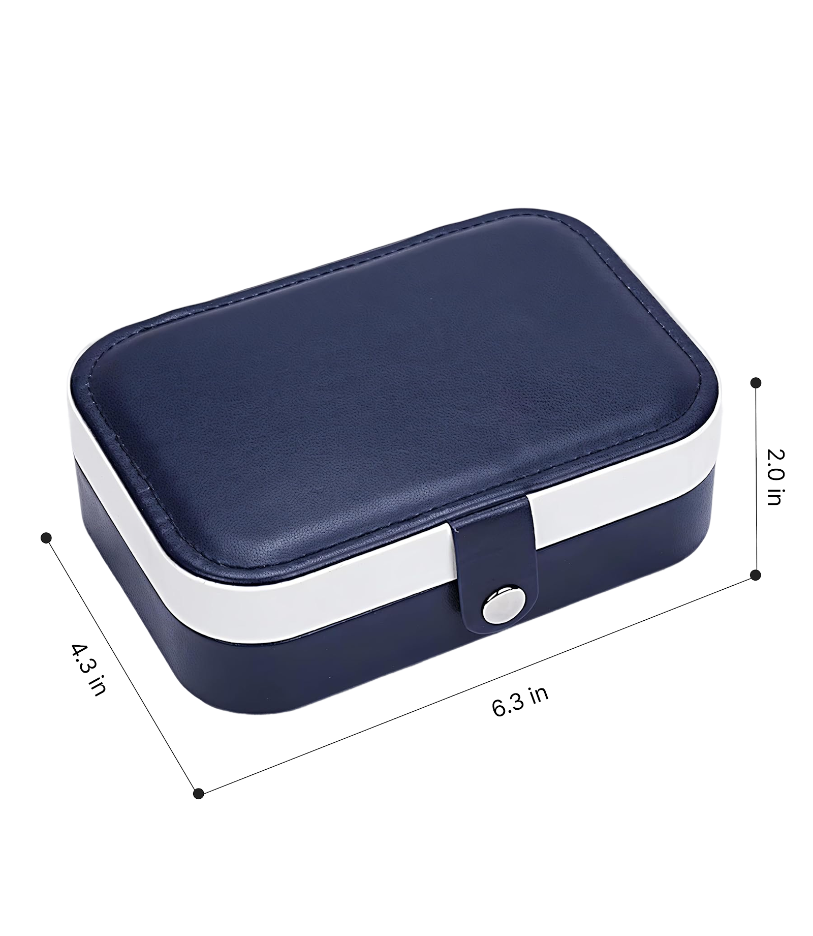 Lazer Jewellery Organiser PU Leather Zipper Portable Storage Box Case with Dividers Container for Rings, Earrings, Necklace Home Organizer