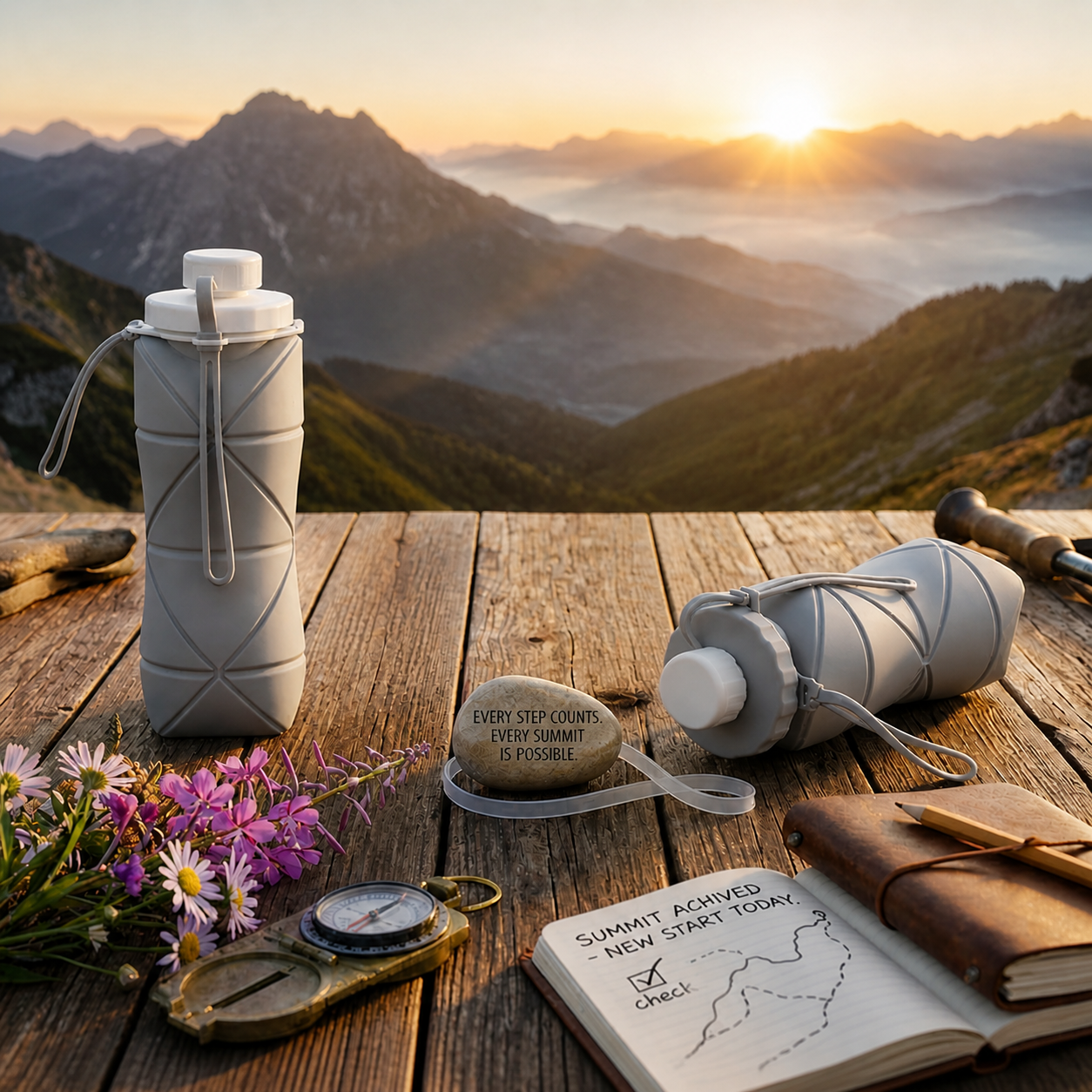 Lazer Silicone Foldable Travel Water Bottle 600ml – BPA-Free, Leakproof & Reusable for Hiking, Camping, Cycling, Yoga & Outdoor Sports (Grey)