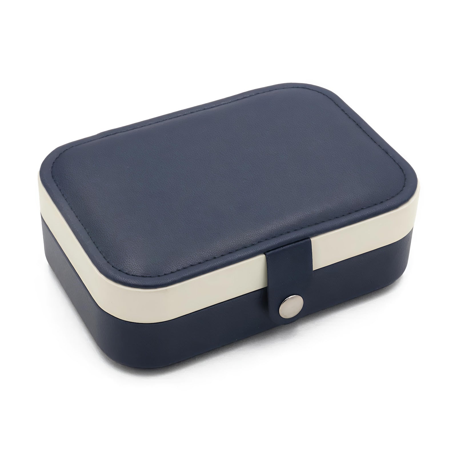 Lazer Jewellery Organiser PU Leather Zipper Portable Storage Box Case with Dividers Container for Rings, Earrings, Necklace Home Organizer