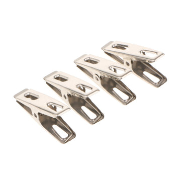 Lazer 16 Pack Stainless Steel Clothespins – Durable 1.5" Utility Clips for Clothesline, Laundry, Craft Projects, Photo Clips & Home Organization