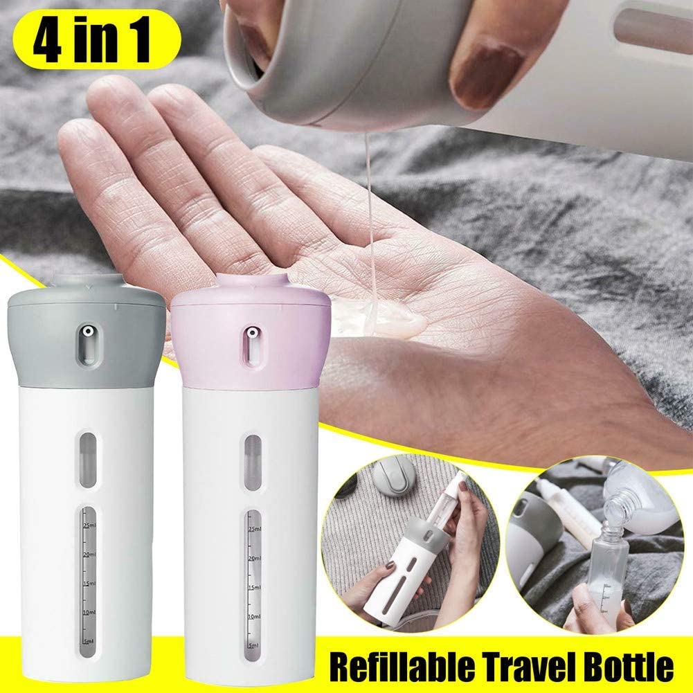 Lazer Travel Bottle Dispenser Set (40 ml Each)