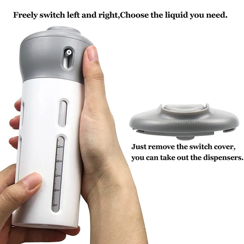 Lazer Travel Bottle Dispenser Set (40 ml Each)