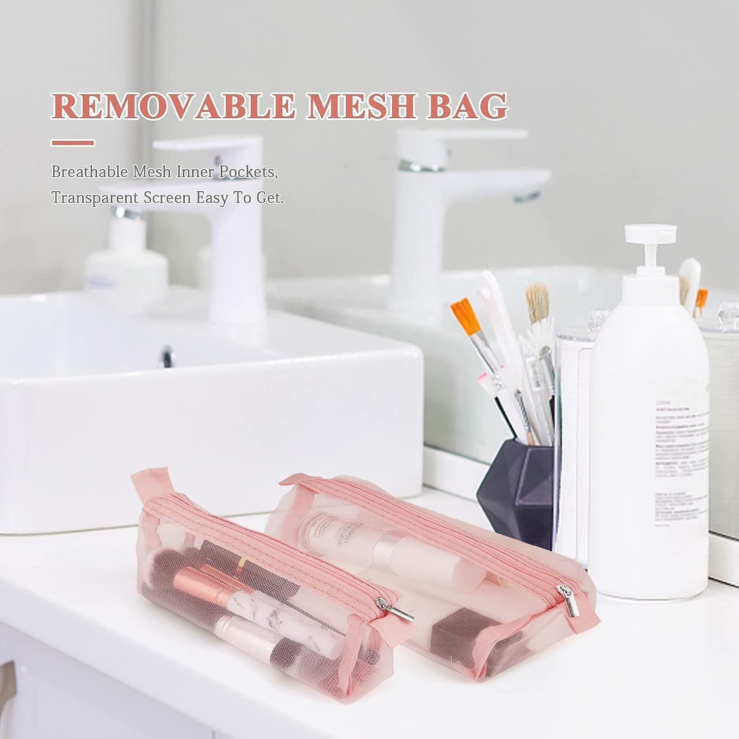 Lazer 4 in 1 Detachable Cosmetic Travel Pouch