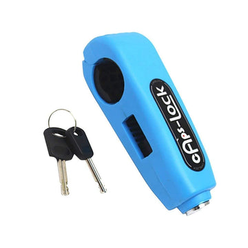 Lazer Stainless Steel Matt Finish Heavy Duty Bike Brake Keypad Lock Locking System By Holding Handle Bar With Brake Lever - For All Bikes And Scooters |(Multicolor)