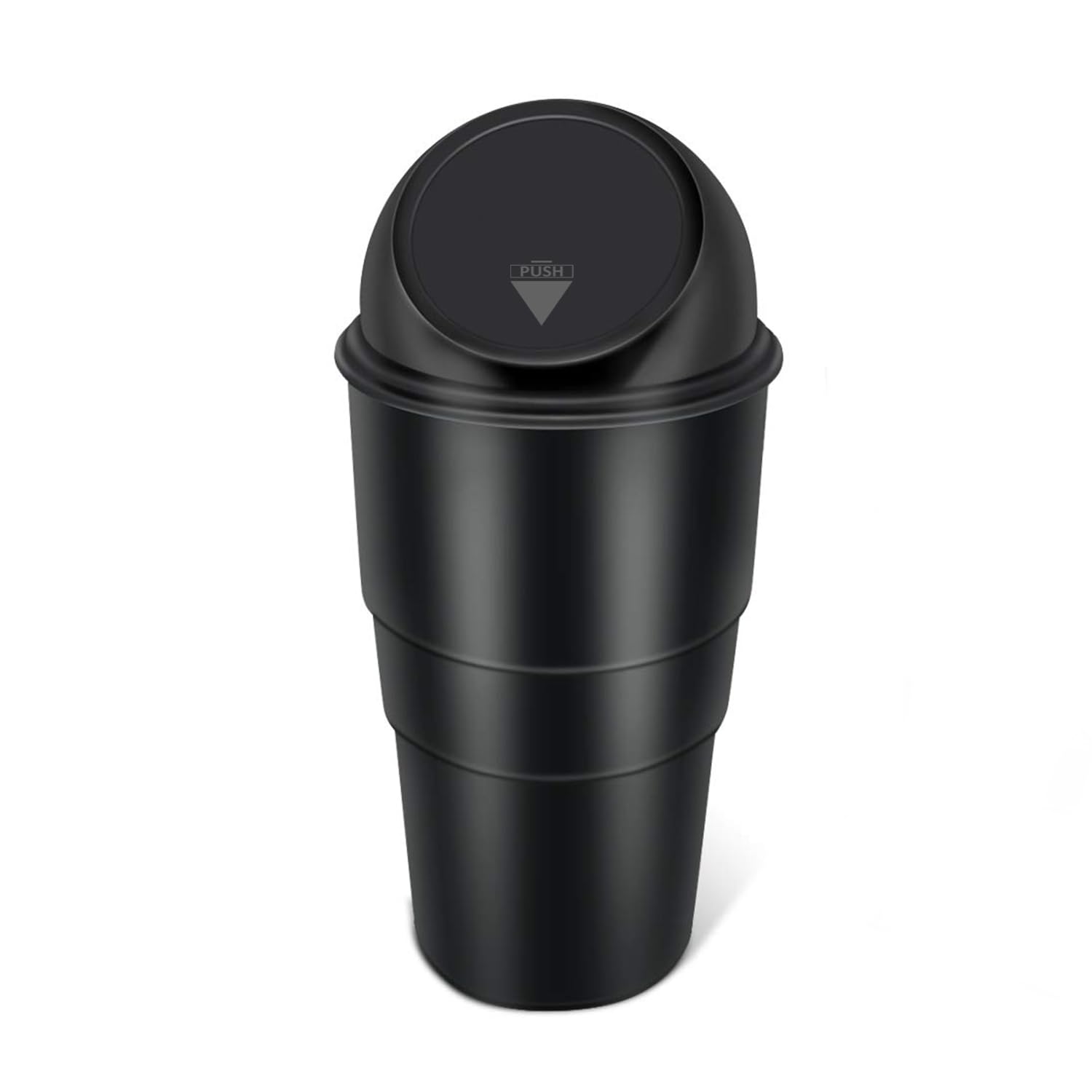 Lazer Portable Car Dustbin – Mini Plastic Trash Can for Cars (Black)