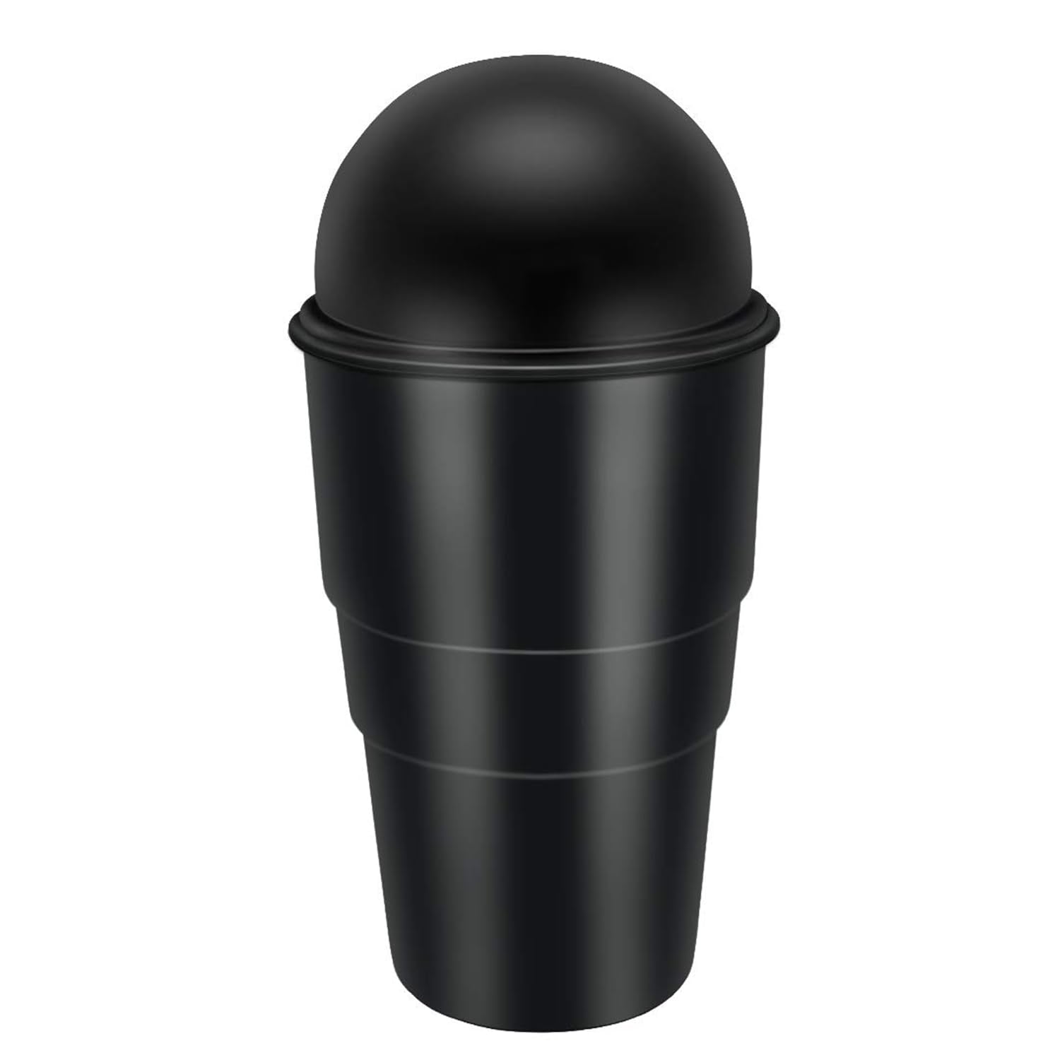 Lazer Portable Car Dustbin – Mini Plastic Trash Can for Cars (Black)