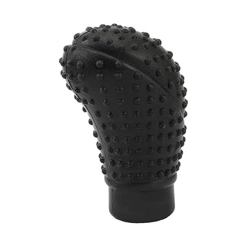 Lazer Car Gear Knob Protector Silicone Grip Shifter Cover for Anti-Scratch Knob Cover and Dust Proof Nonslip Gear Cover for Car Universal Fit Silicon Knob Stylish- Hockey (Black)
