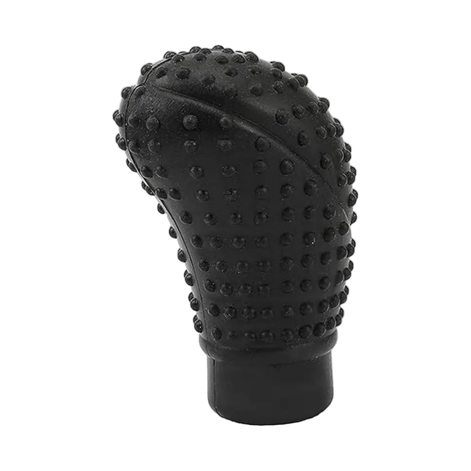 Lazer Car Gear Knob Protector Silicone Grip Shifter Cover for Anti-Scratch Knob Cover and Dust Proof Nonslip Gear Cover for Car Universal Fit Silicon Knob Stylish- Hockey (Black)