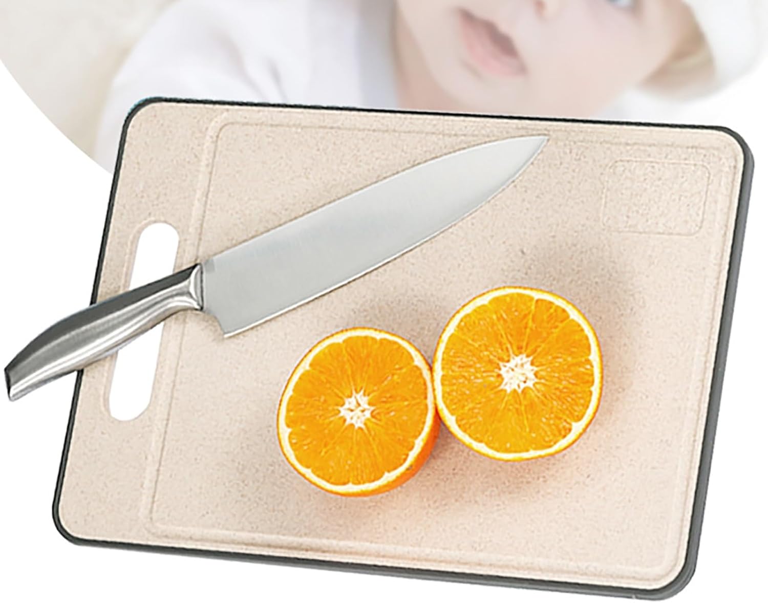 Lazer Wheat Straw Chopping Board (Wood)