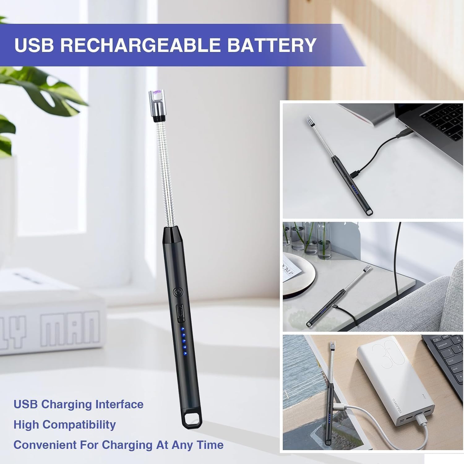 Lazer USB Plasma Rechargeable Electric Lighter