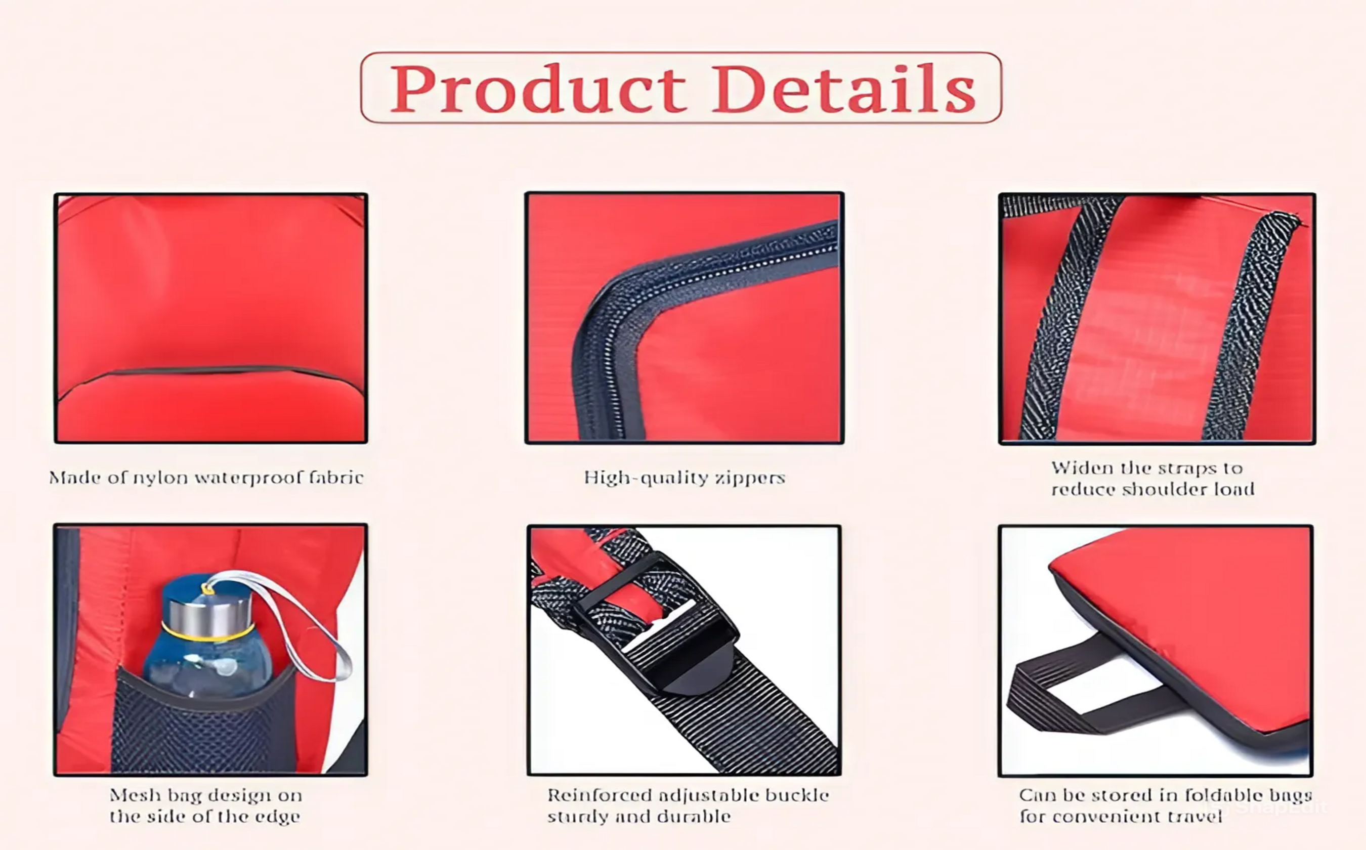 Lazer Foldable Backpack
