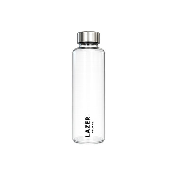 Lazer Pure Borosilicate Glass Water Bottle 500ml – BPA-Free, Eco-Friendly, Durable & Leak-Proof Transparent Bottle