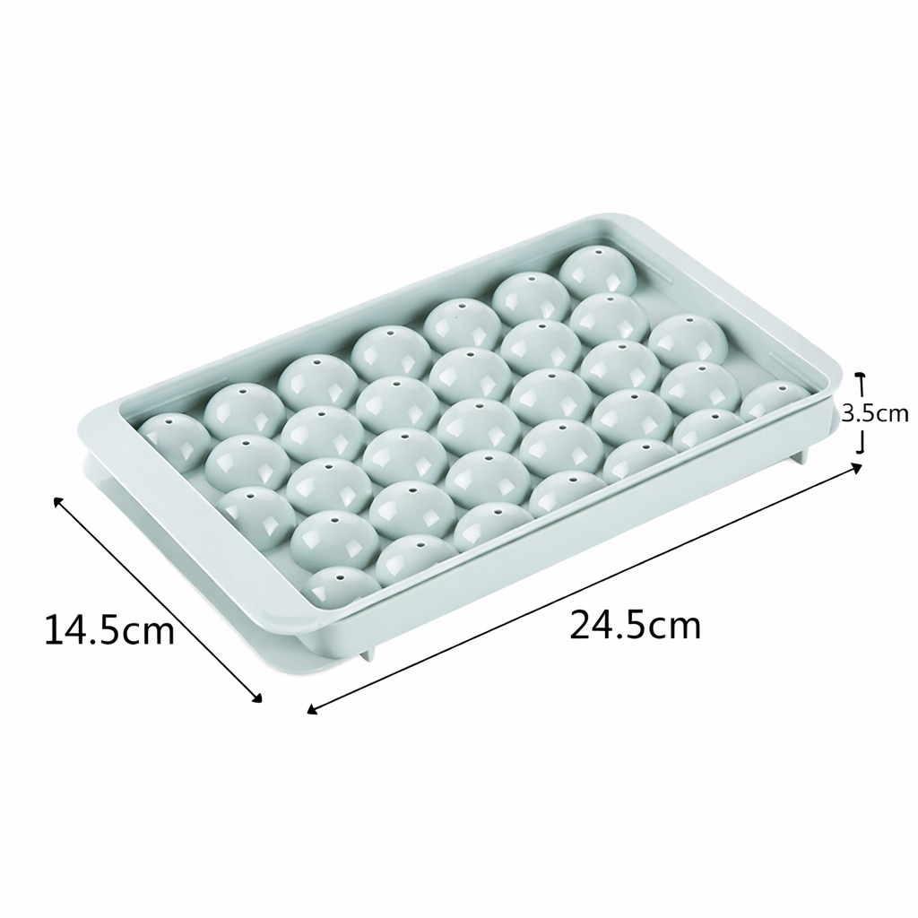 Lazer Mini Round Ice Tray Set (Plastic)