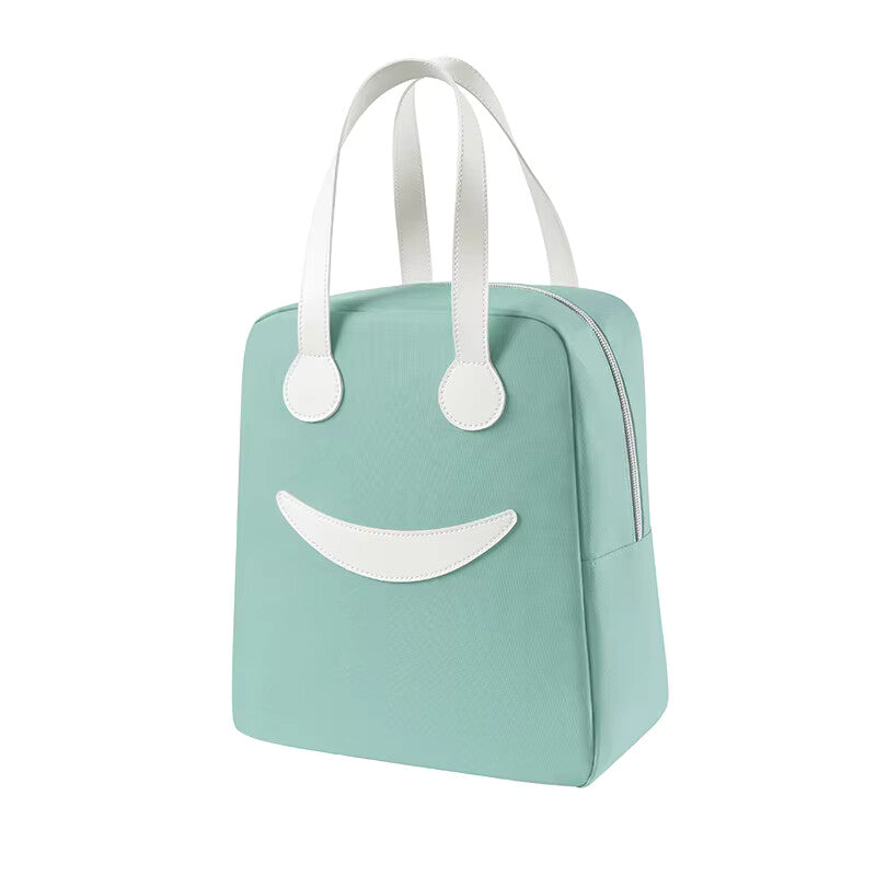 Lazer Polyester Smiley Face Lunch Bag (8.5 ltrs)