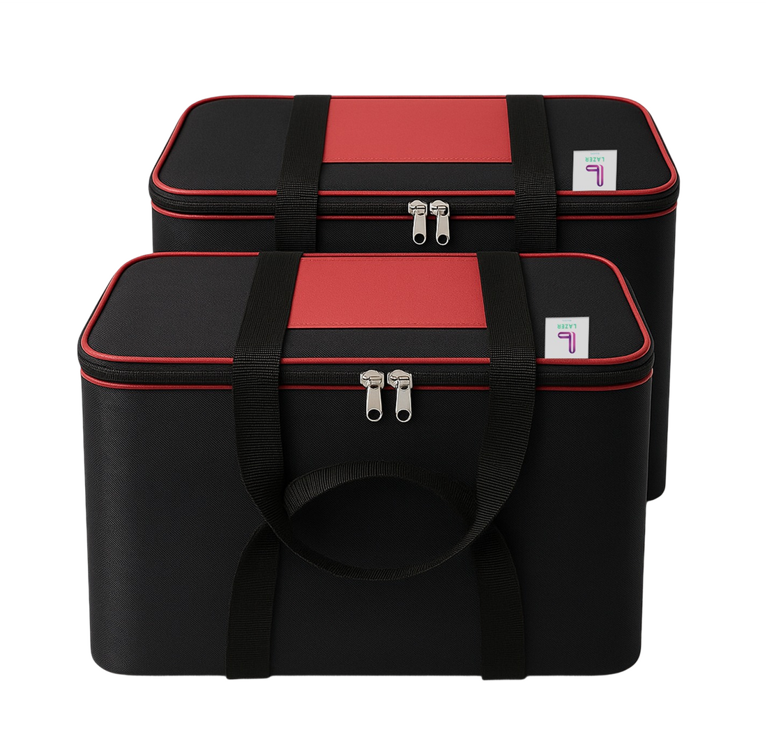 Lazer Large Moisture Proof Nylon Large Size Organizer with Zippered Closure Underbed Storage Bags For Clothes (54 x 46 x 28 cm)