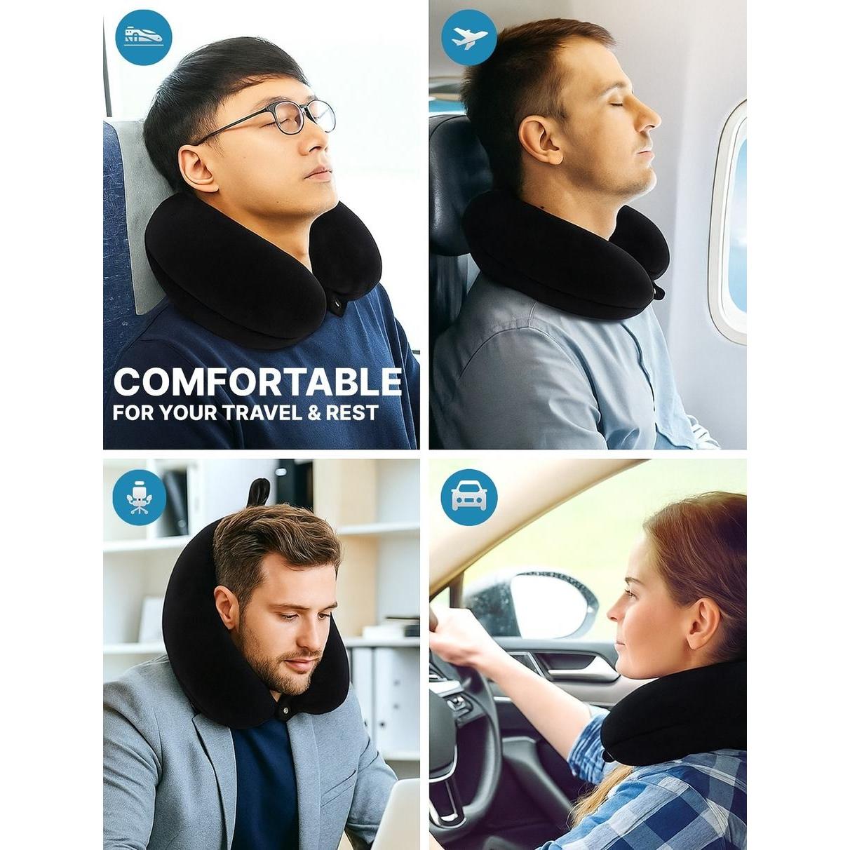 Lazer Travel Neck Pillow (Memory Foam)