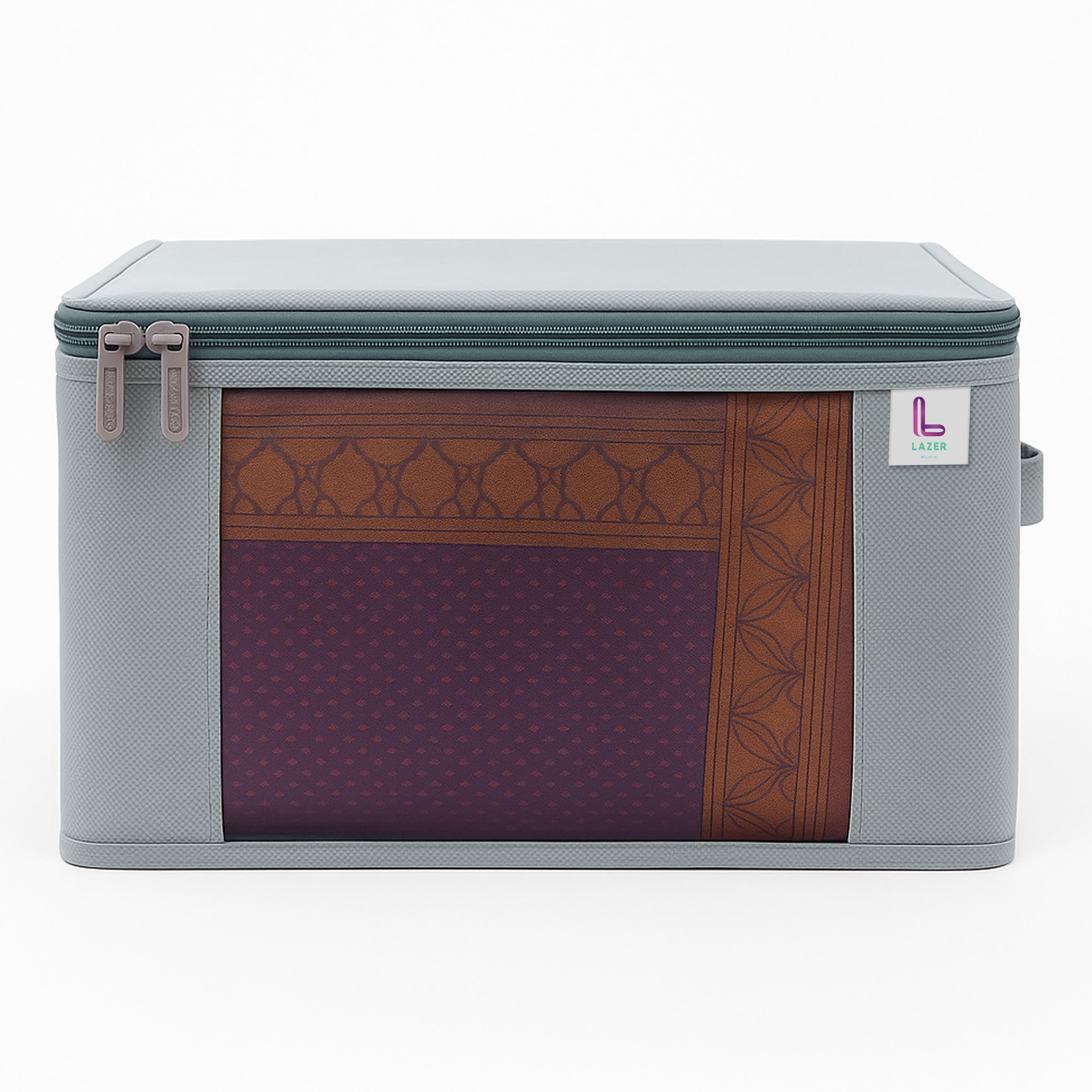 Lazer Polyester Non Woven Saree Organizer