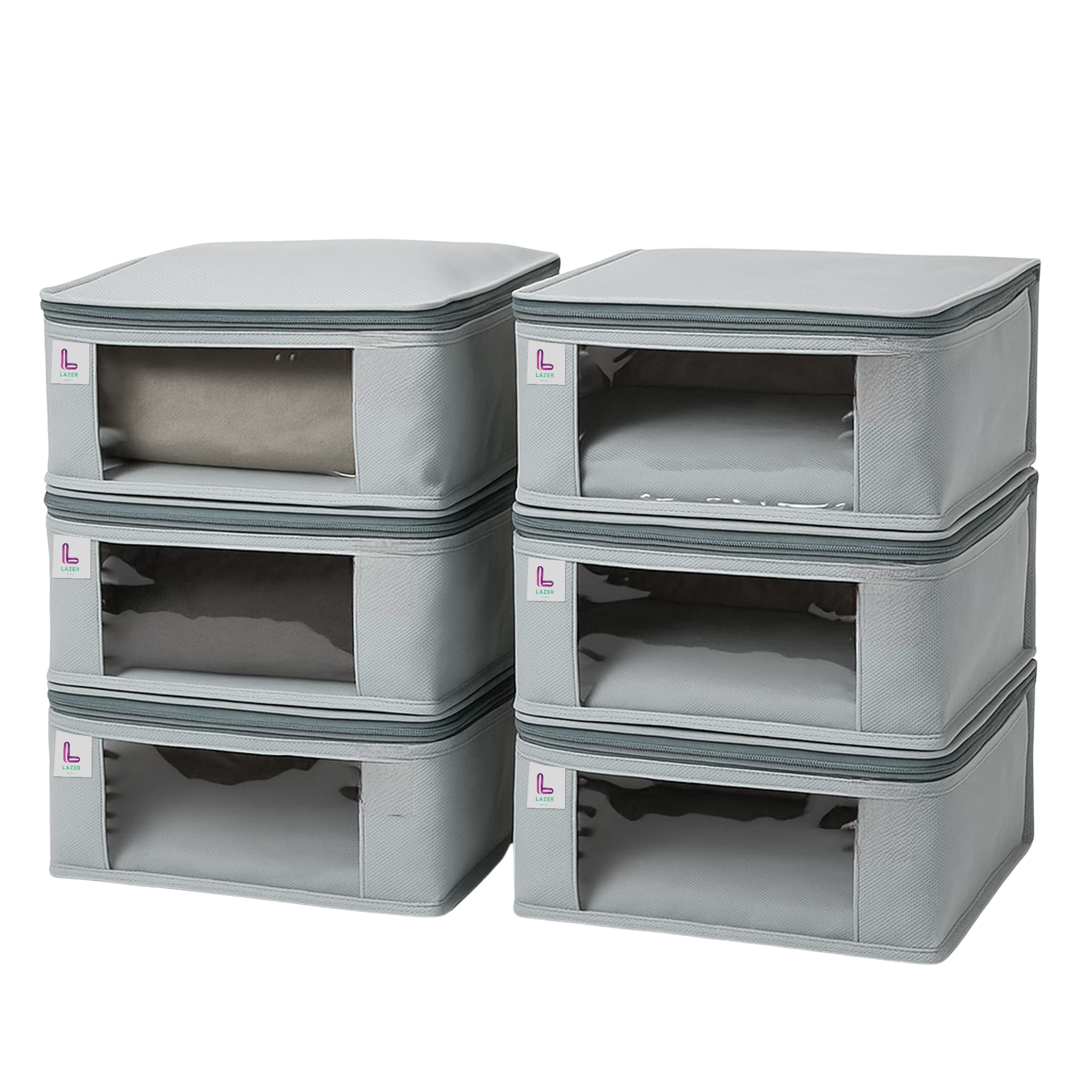 Lazer Polyester Non Woven Saree Organizer