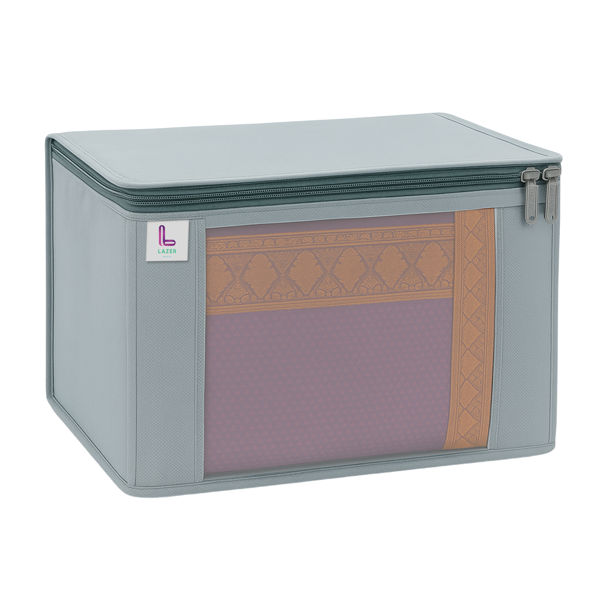 Lazer Polyester Non Woven Saree Organizer