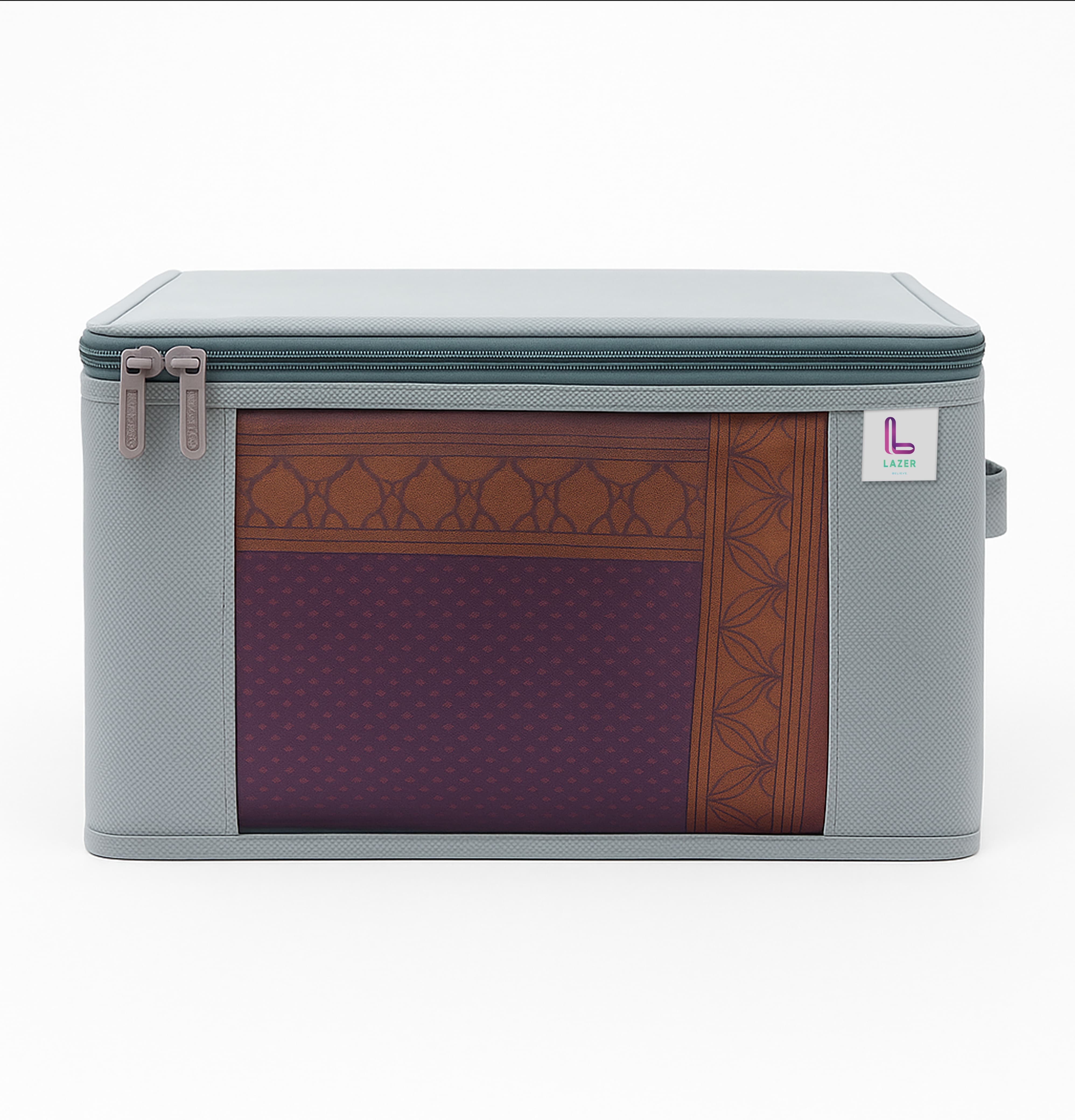 Lazer Polyester Non Woven Saree Organizer