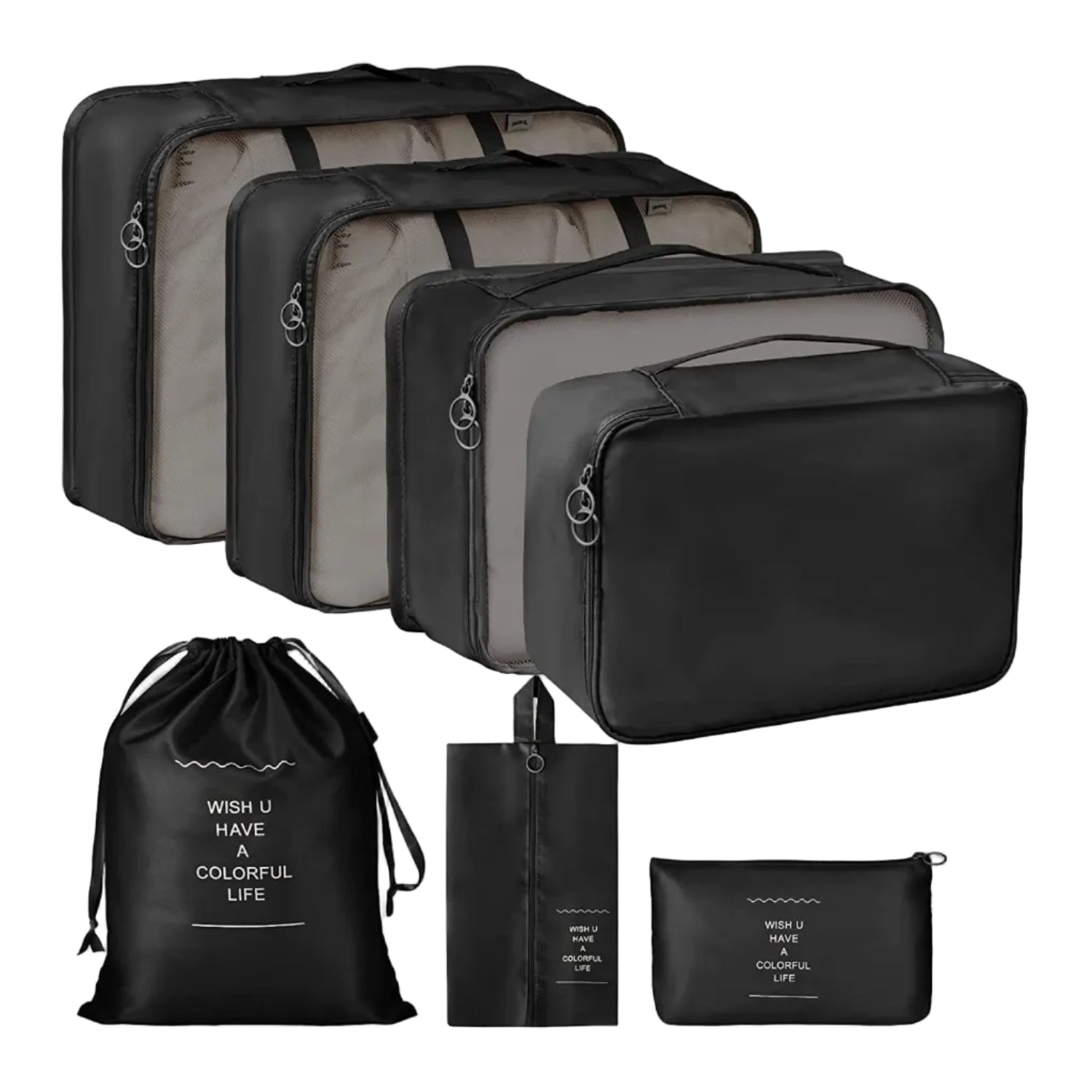 Lazer Polyester Luggage Storage Organiser Set