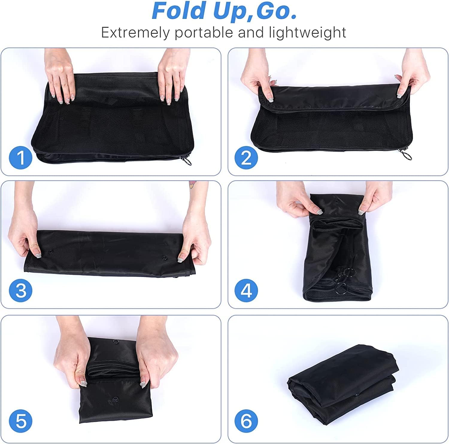 Lazer Polyester Luggage Storage Organiser Set
