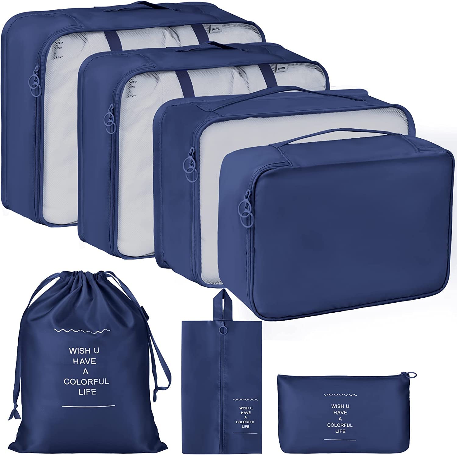 Lazer Polyester Luggage Storage Organiser Set