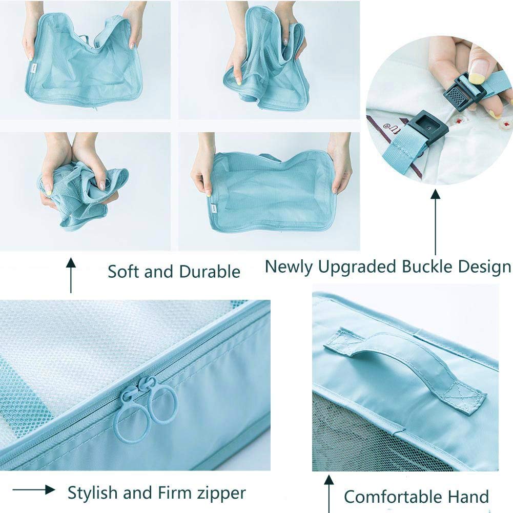 Lazer Polyester Luggage Storage Organiser Set