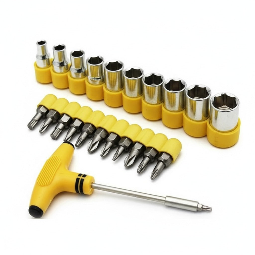 Lazer T-Type Wrench Spanner & Magnetic Screwdriver Tool Kit