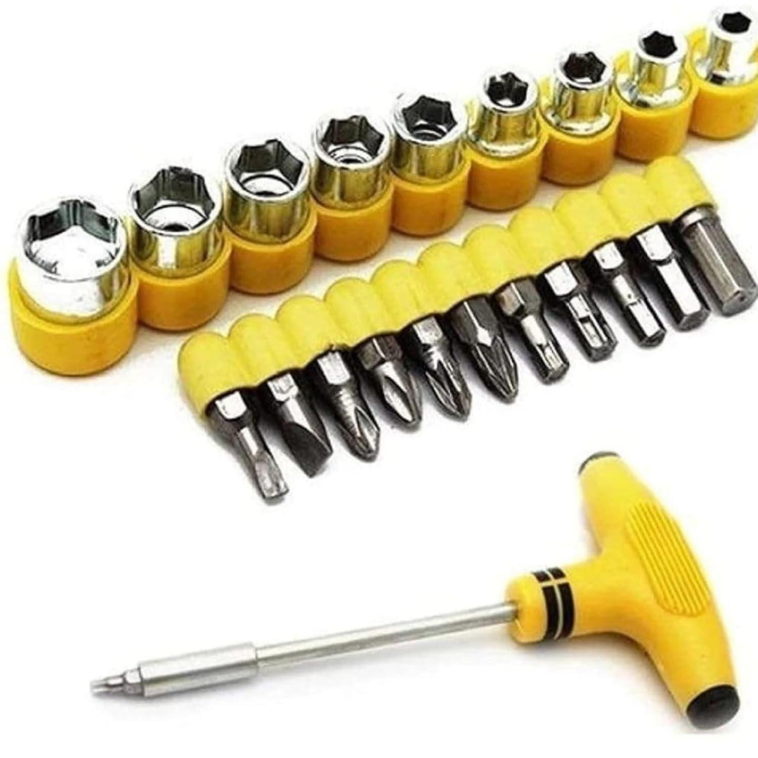 Lazer T-Type Wrench Spanner & Magnetic Screwdriver Tool Kit