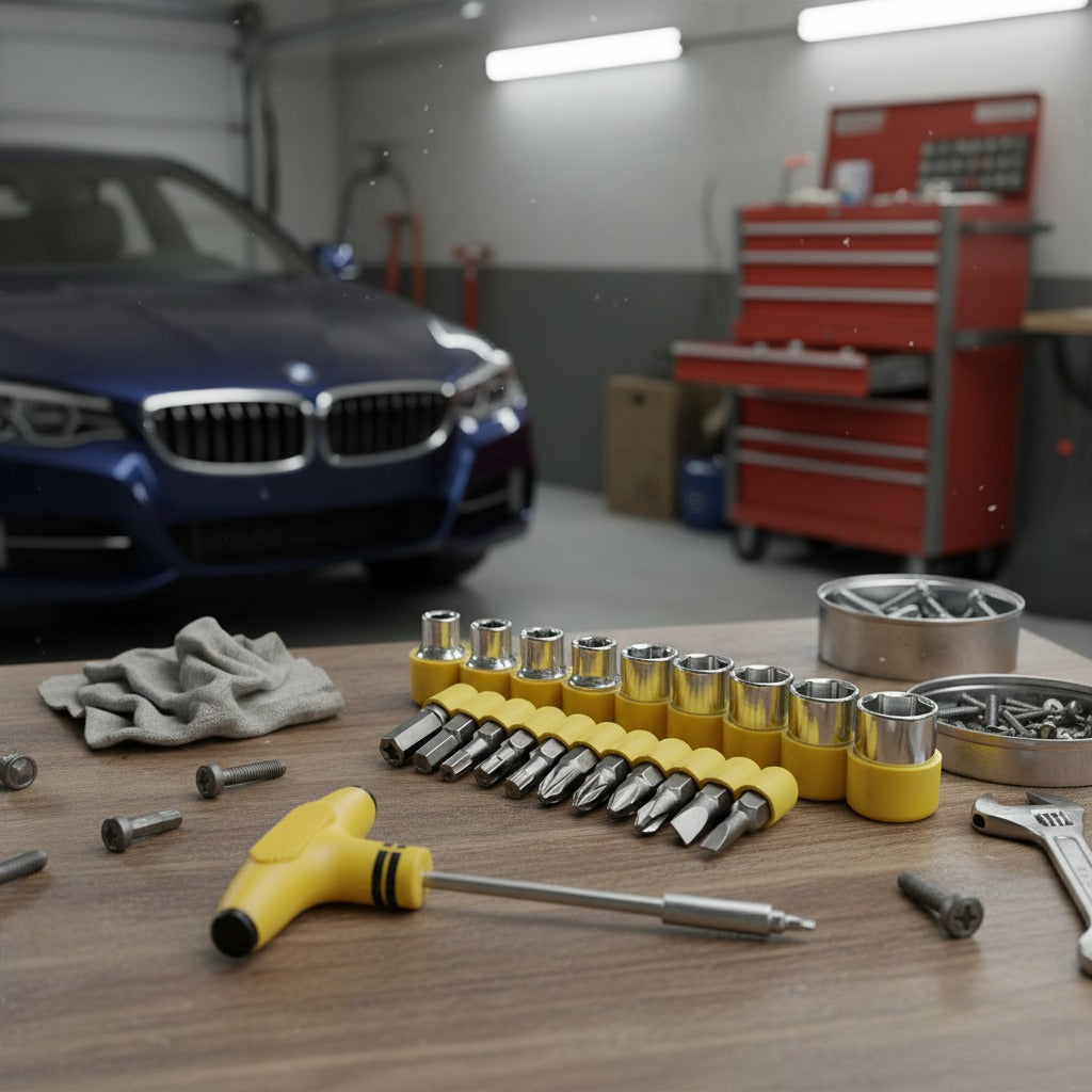 Lazer T-Type Wrench Spanner & Magnetic Screwdriver Tool Kit