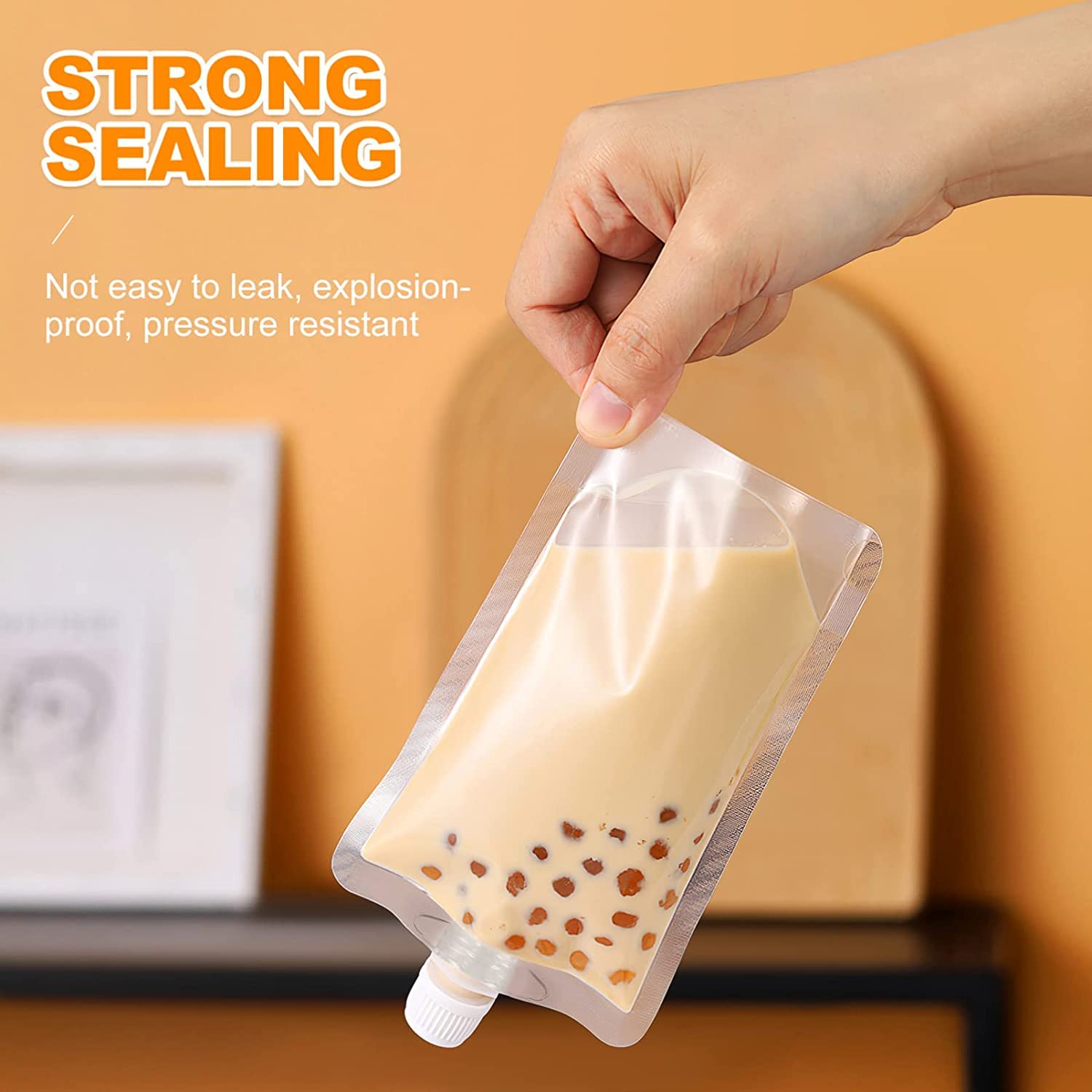 Lazer Refillable Squeeze Pouch (Transparent)