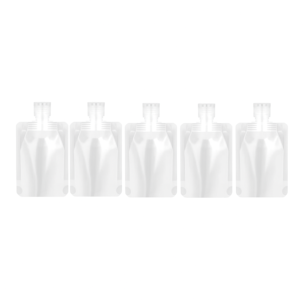 Lazer Refillable Squeeze Pouch (Transparent)