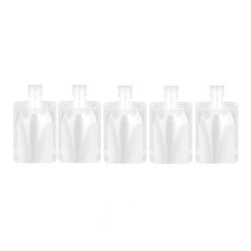 Lazer Refillable Squeeze Pouch (Transparent)