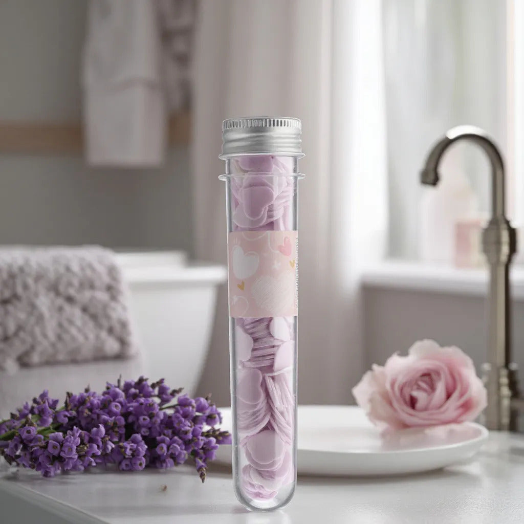 Lazer Flower Design Portable Paper Soap