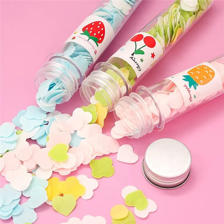 Lazer Flower Design Portable Paper Soap