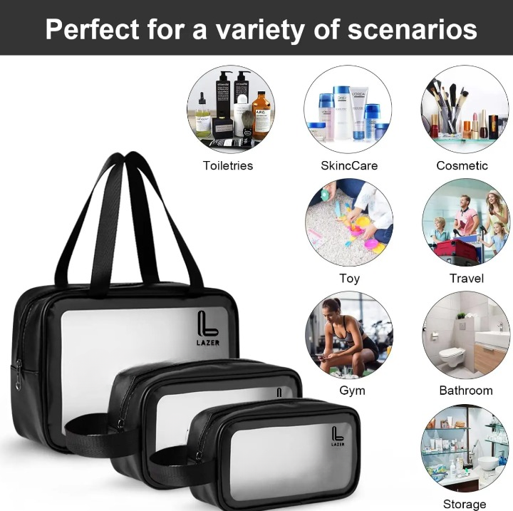 Lazer Makeup Travel Pouch Washbag