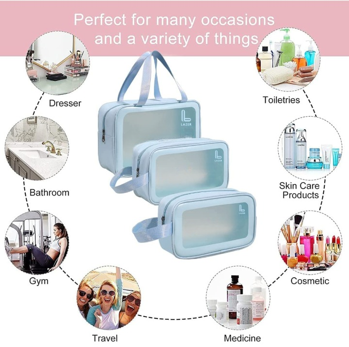 Lazer Makeup Travel Pouch Washbag
