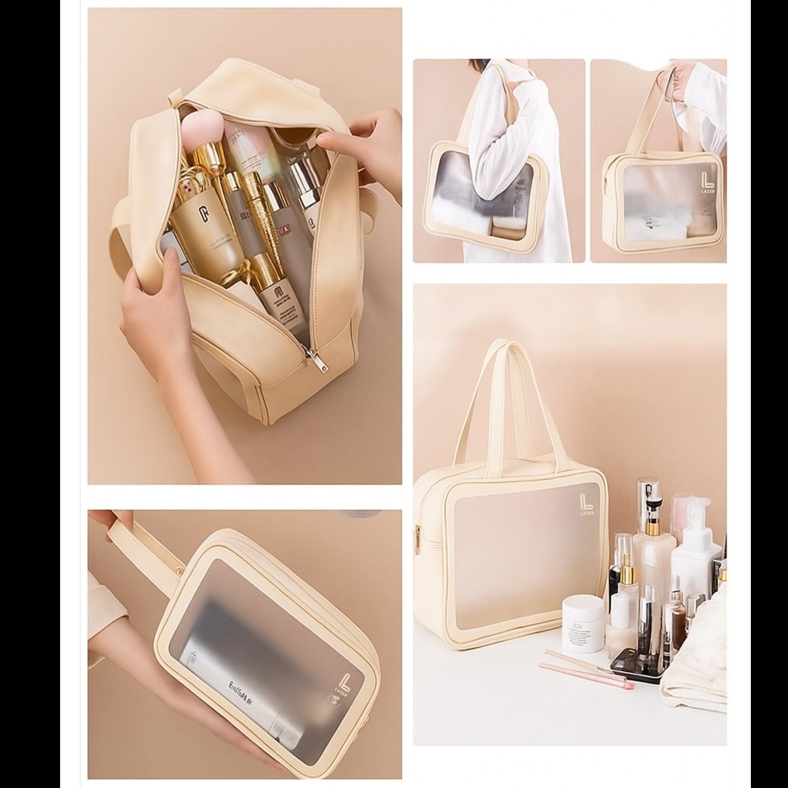 Lazer Travel Pouch Washbag Set