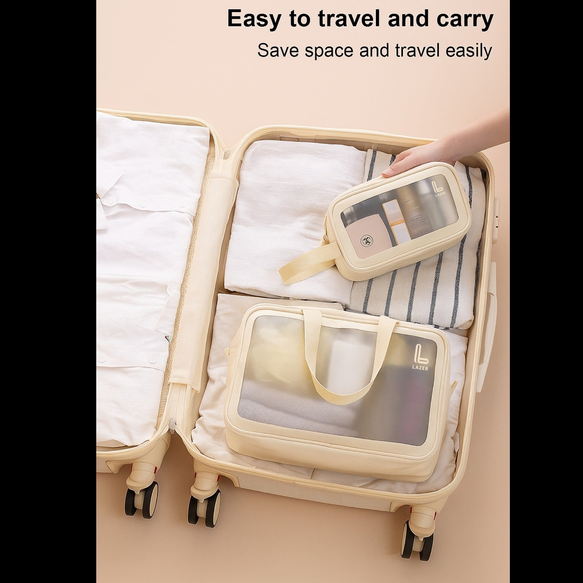 Lazer Travel Pouch Washbag Set