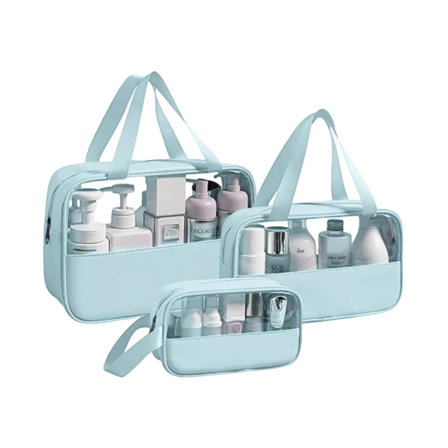 Lazer Half Transparent Travel Pouch